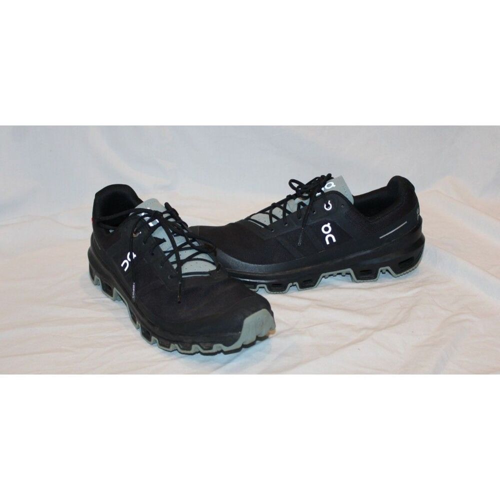NIB ON CLOUD WOMEN'S CLOUDVENTURE RUNNING ATHLETIC SNEAKERS 10.5 BLACK COBBLE